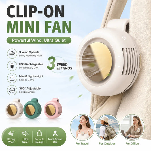 USB Charging Silent Portable Mini Fan For Home And Outdoor Travel
