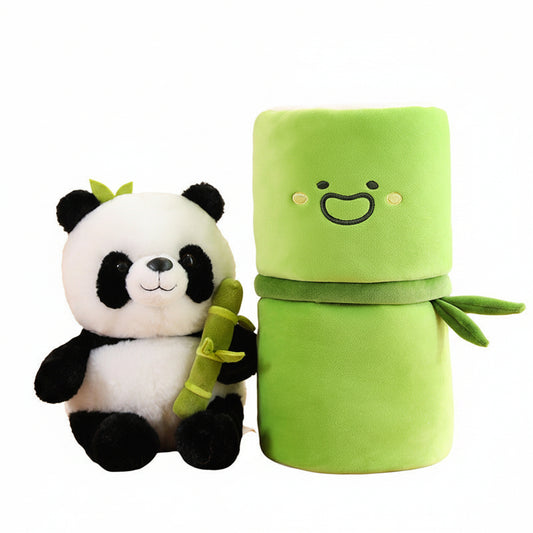 Panda Bamboo Tube Flower