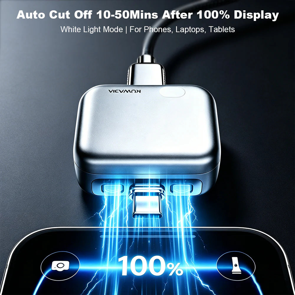 140W Fast Charger Auto Cuts Power Ejects Phone When Fully Charged