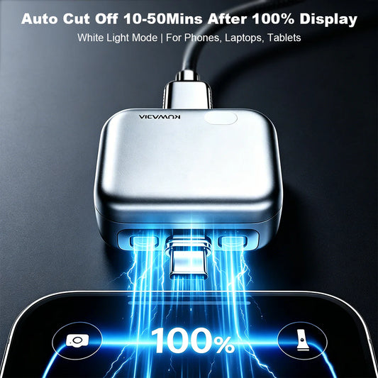 140W Fast Charger Auto Cuts Power Ejects Phone When Fully Charged