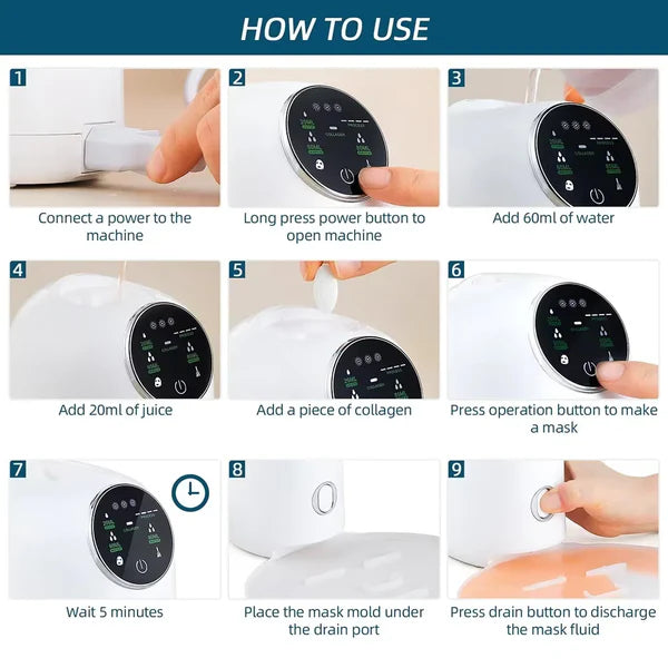 Facial Mask Machine For DIY Vegetable Fruit Mask