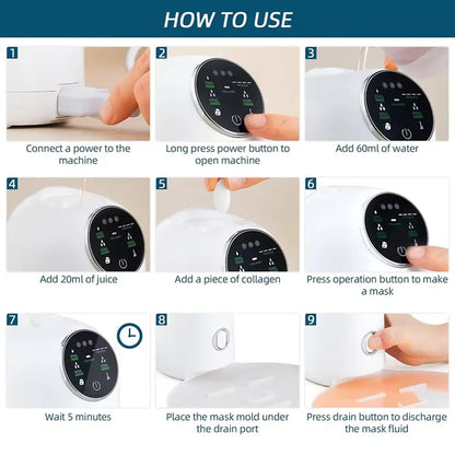 Facial Mask Machine For DIY Vegetable Fruit Mask