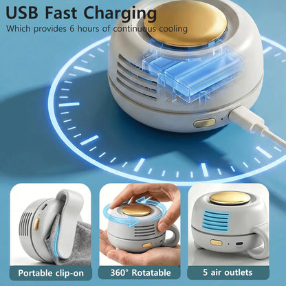 USB Charging Silent Portable Mini Fan For Home And Outdoor Travel