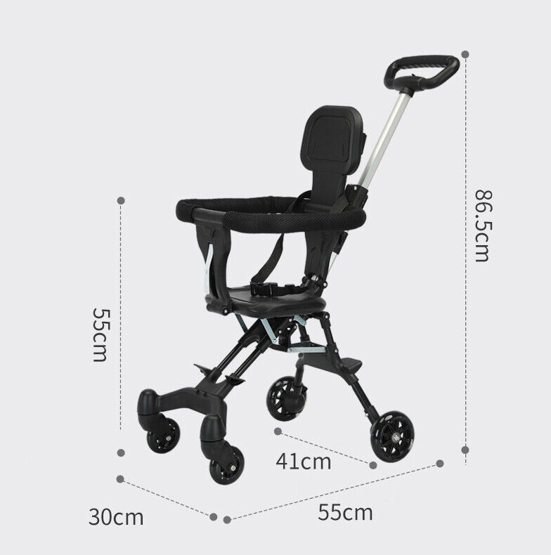 Lightweight Baby Stroller Pram Foldable Pushchair Travel Buggy Travel System UK