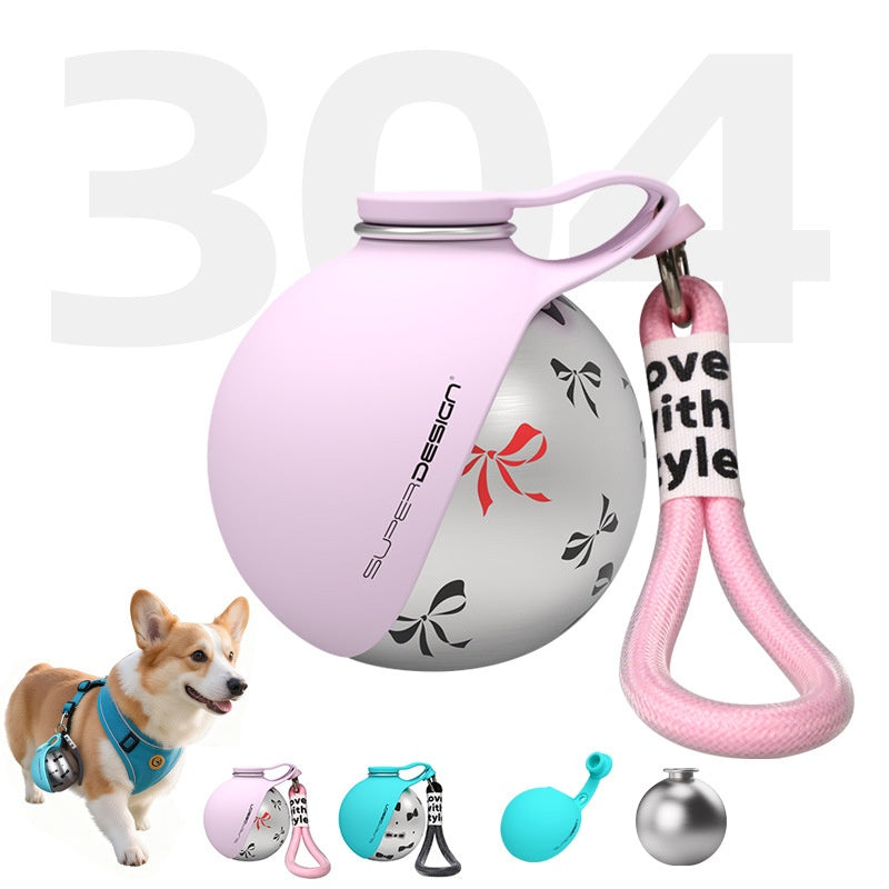 2-in-1 Portable Dog Water Bottle