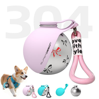 2-in-1 Portable Dog Water Bottle