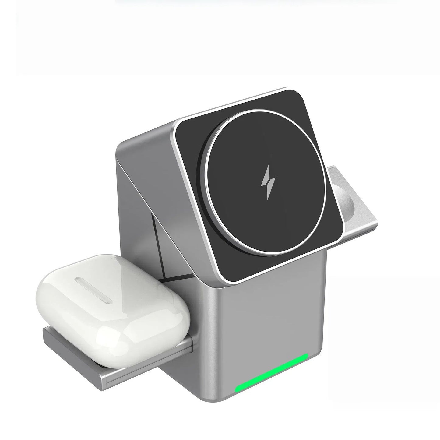 New 3-in-1 Wireless Charger Auto-Rotating Dock
