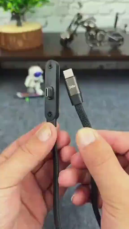 240W Fast-Charging Foldable Stand Data Cable